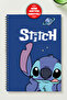 Stitch Themed A5 Metal Spiral Unlined Cardboard Cover Stitch Themed Notebook