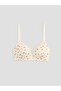 Non-Wired Non-Padded Floral Triangle Bra