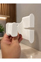 12 cm Plastic Hair Straightener Hanger Wall Mount – Cable Organizer Holder - 3