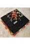 Handmade Needlework Writing, Scarf, Yemeni, Mevlit Cover, Head Cover, 4 Sides Embroidered, 100% Cotton, 100*100cm - 5
