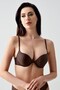 Double Support Patterned Bra