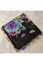 Handmade Needlework Writing, Scarf, Yemeni, Mevlit Cover, Head Cover, 4 Sides Embroidered, 100% Cotton, 100*100cm - 4