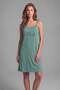 Vienetta Women's Cotton Blend Home-Beach Dress Mint