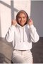 Women's Hijab Hooded Oversize Fit Cotton 3 Thread Pocket Sweatshirt - 2