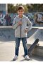 Unisex Girls Boys Basic 3 Thread Non-Threaded Zippered Kangaroo Pocket Hooded Cotton Sweatshirt Cardigan - 4