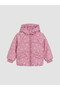 Esvab • Modern & Distinctive Heart Embroidered Hooded Girls' Puffer Coat
