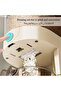 Rice Storage Container,Household Rice Barrel,Food Flour Storage Bins with Lids & Cup,BPA Free,Kitche - 4