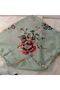 Handmade Needlework Writing, Scarf, Yemeni, Mevlit Cover, Head Cover, 4 Sides Embroidered, 100% Cotton, 100*100cm - 2
