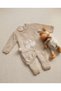 100% Knitwear Kuğulu Baby Girl Jumpsuit - 2