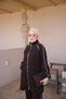Women's Piping Detailed Stand Collar Zippered Hijab Tracksuit Set - 4