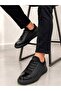 Men's Genuine Leather Rubber Laced Sneakers