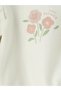 Vizyon New Season Ecru Floral Baby Girl T-Shirt - 3