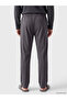 Gray Standard Fit Men's Pajama Bottoms - 4