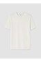 Ozmarka New Season Ecru Crew Neck Men's Pajama Top - 4
