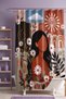 Bathroom Curtain, Abstract Woman Face and Flowers Pattern Shower Curtain, Bathtub Curtain 175X200Cm - 2
