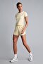 Standard Fit Elastic Waist Sportsman Short Leg Light Yellow Shorts H9780Ax26Hs - 2