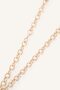 Women's Chain Detailed Stone Necklace I4283Axns - 3