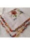 Handmade Needlework Writing, Scarf, Yemeni, Mevlit Cover, Head Cover, 4 Sides Embroidered, 100% Cotton, 100*100cm - 8