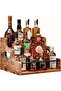 Portalof Liquor Bottle Storage Rack Wooden Multi-Layer Display Shelf for Liquor, Whiskey, and Beverages