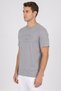 Men Sportswear Fit Short Sleeve Outdoor T-Shirt, Grey - 2
