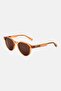 Men L6055S Round Sunglasses, Light Brown - 2