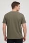 Men Crew Neck Short Sleeve Textured T-Shirt, Olive - 4