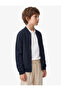 Cotton Hooded Long Sleeve Zippered School Jacket - 2