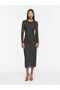 Rochie midi VICARINI Mâneci lungi