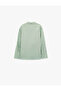 Buttoned Stand Collar Cotton Basic School Shirt - 4