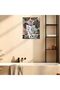 Signtouch Funny Botanical Zebra Toilet Wrap Framed Canvas Wall Art 40x60 cm - 2