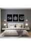 ALAYRA Ayatul Kursi Allah Space Wrap Framed Islamic Wall Art 3-Piece 60x80 cm - 5