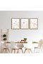 Signtouch Wildflower Pink Floral Nursery Framed Wall Art 3-Piece 50x70 cm - 3