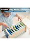 Lehu Castle Wooden Hammering Toy for Children 1 2 3 Years Old (Green) |   Montessori Toys for Boys and Girls Aged - 5