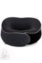 Travel Neck Pillow Memory Foam U Shaped Neck Support 100% Pure Memory Foam Pillow Ergonomic Design Soft Best Full Neck Surround Pillow Sleep for Airplane Car Office and Home Resting (Black)