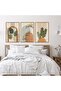 Signtouch Tropical Botanical Geometric Wall Art 3-Piece Wooden Frame 40x60 cm - 5