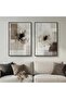 Signtouch Neutral Floral Wall Art Set of 2 Outer Frame 40x60 cm