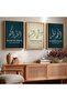 Signtouch Arabic Hotel Islamic Wall Art Set of 3 Outer Frame 50x70 cm