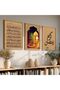 Signtouch Arabic Hotel Islamic Wall Art Set of 3 Outer Frame 40x60 cm - 2