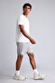 Standard Fit Elastic Lace-Up Waist Short Leg Woven Shorts with Inner Tights I4855Ax26Sm - 2