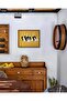 Signtouch Vintage Cloud Nature Canvas Wall Art Gold Outer Frame 50x70 cm - 2