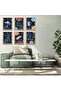 Signtouch Animal Kids Nursery Girls Wall Art 6-Piece Outer Frame 30x40 cm - 2