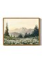 Signtouch Forest Wildflowers Mountain Nature Wall Art Outer Frame 40x60 cm
