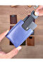 Pull-Out Card Holder Business Card Holder Genuine Leather 2155 - 2