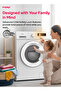 6 KG Front Load Washing Machine 1200 RPM BLDC Inverter Motor 11 Menus LED Display WM0600JFS - 3
