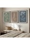 Signtouch Vintage Botanical Floral Wall Art 3-Piece Wooden Frame 40x60 cm - 3