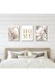 Signtouch Tropical Leaf Colorful Botanical Wall Art 3-Piece Black Frame 30x40 cm - 2
