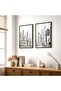 Signtouch Urban Skyscraper Wall Art Set of 2 Outer Frame 50x70 cm