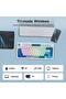 ايبوميكر كيبورد العاب لاسلكي الترا F75 مع مقبض من اكس اولا، 10000mAh، تبديل سريع، RGB، اغطية مفاتيح - 5