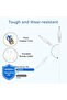 عبوة من قطعتين من كابل USB إلى 3.5 ملم، كابل طاقة USB إلى 3.5 × 1.35 ملم (أبيض + أبيض) - 2