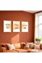 Signtouch Office Living Room Canvas Wall Art Set of 3 Outer Frame 40x60 cm - 2